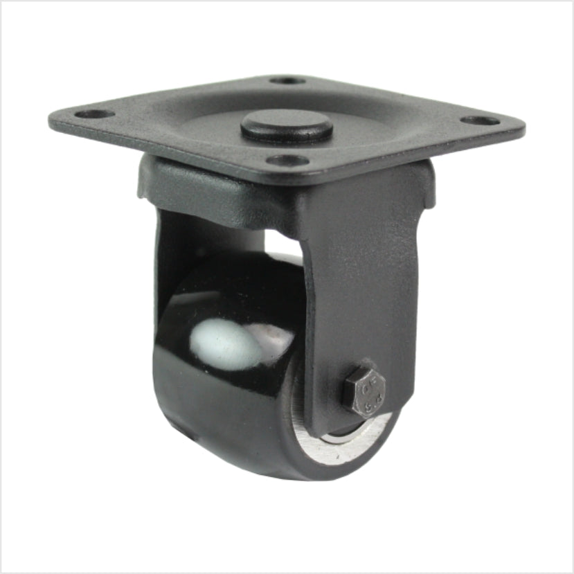 50 mm mini-Schwerlastrolle - schwarze Bockrolle