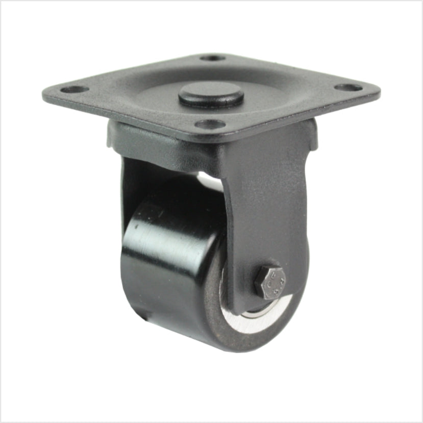 50 mm mini-Schwerlastrolle - schwarze Bockrolle