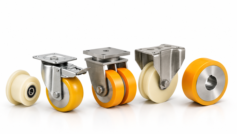 Rollen Rey Kleine Schwerlastrollen bis 200 kg | Ø 35–50 mm – rollen-direkt
