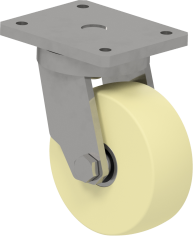 Schwerlast-Lenkrolle 125 mm | Polyamid-Rad | Tragkraft: 1000 kg | Bauhöhe 163 mm