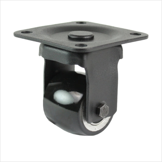50 mm mini-Schwerlastrolle - schwarze Bockrolle