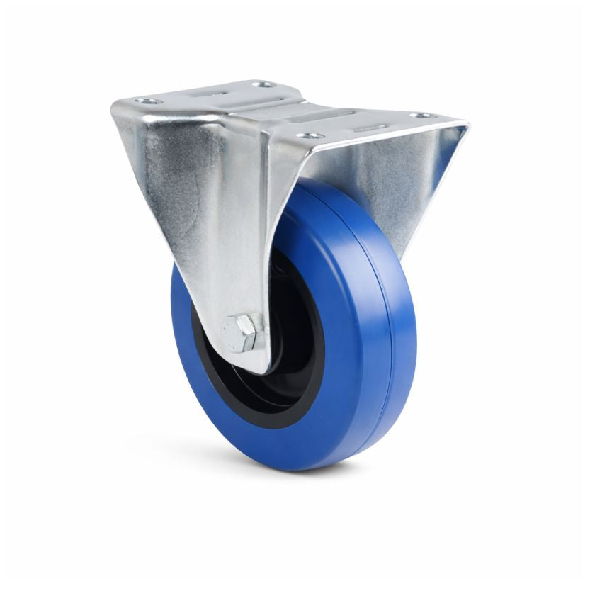 Bockrolle 200 mm, blau, Serie 140