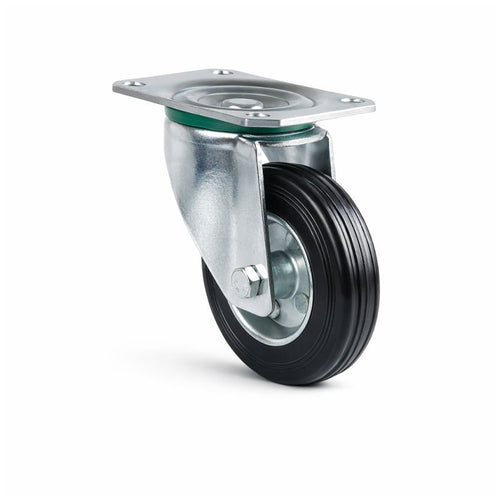 Transport-Lenkrolle Ø 200 mm – schwarz