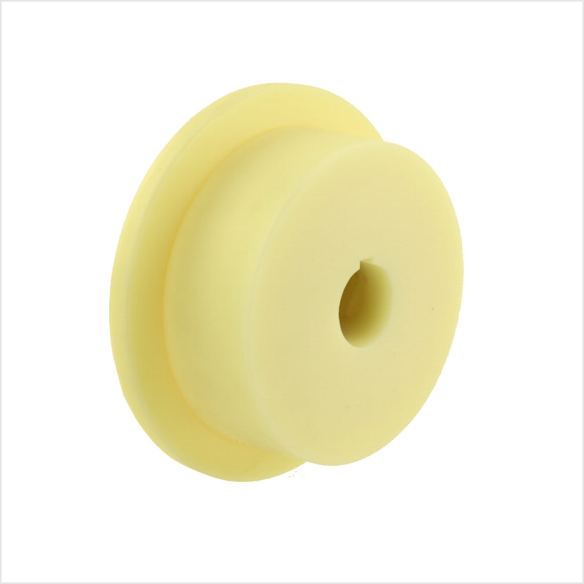 Spurkranzrad | 250 x 65 mm | Polyamid 6G |  Kugellager | Nabennut | Lauffläche 3°