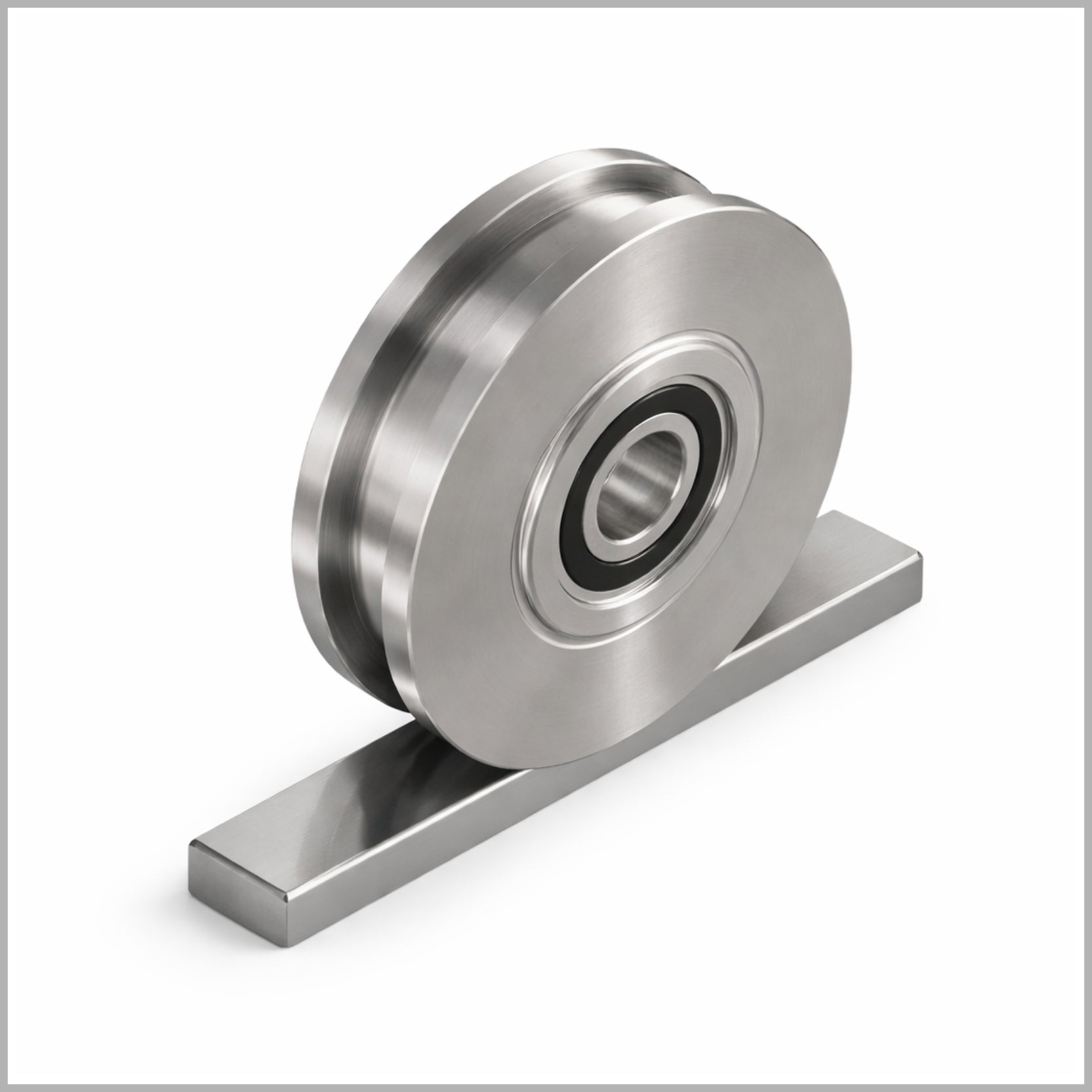 175 mm Doppelspurkranzrad, Stahl S355, Kugellager - DSPR-9620K/175/60/30/20