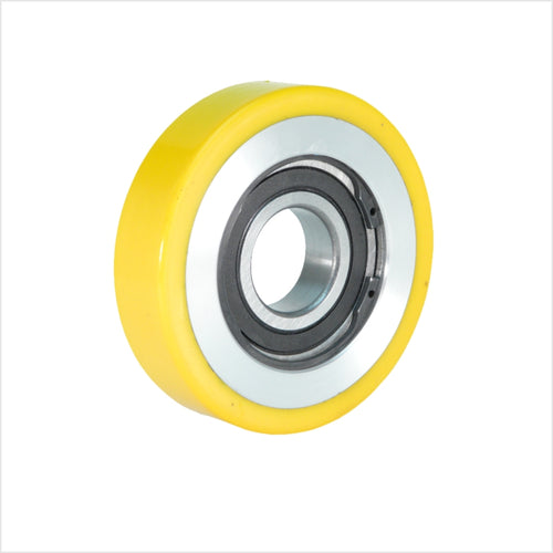 Führungsrolle 125×30 mm Polyurethan/Alu Kugellager 280 kg Bohrung Ø20 mm