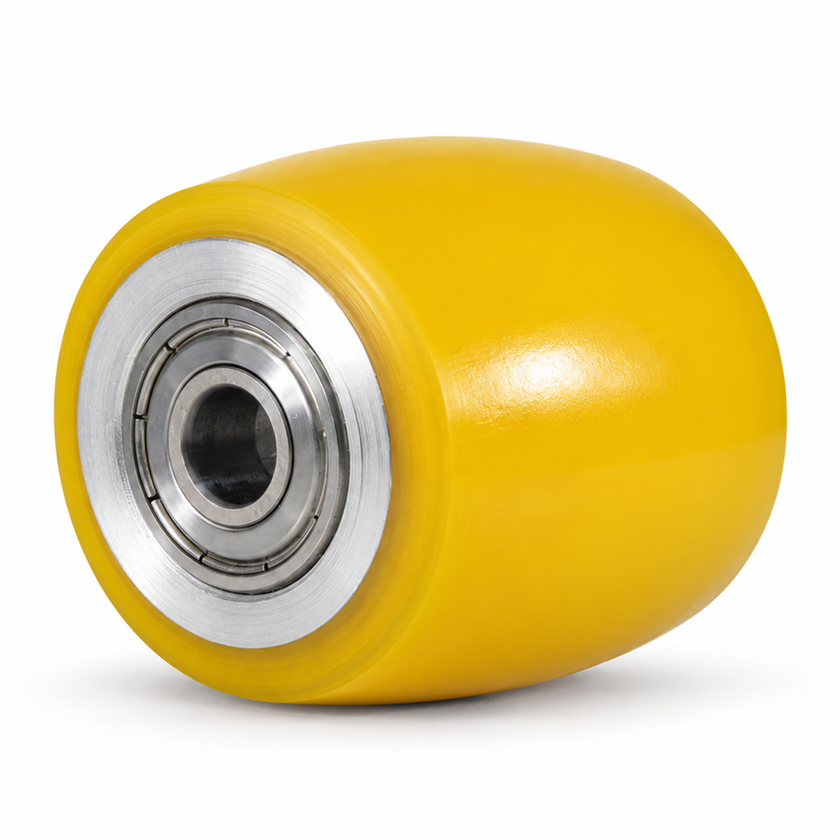 50 × 40 mm Polyurethan-Rad mit Alu-Vollkern, ballig – Serie 690