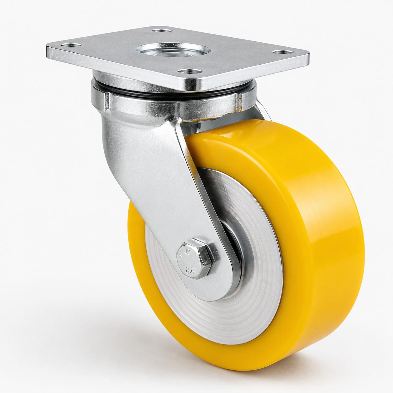 Schwerlast-Lenkrolle Ø 250 mm – Polyurethan PU – 1250 kg – L-MG/690KFL/250/50