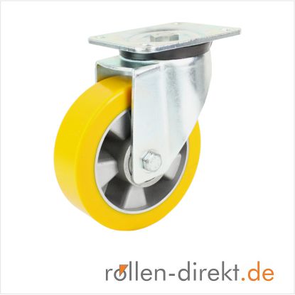 125 mm Lenkrolle mit Polyurethan-Rad